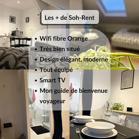 Soh Rent 4 Tv-wifi Proche Gare Strasbourg